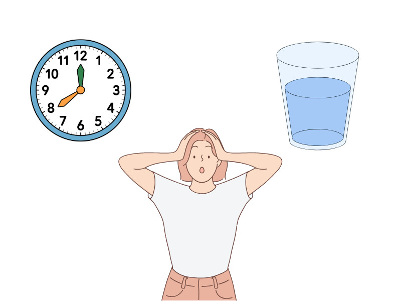 水分摂取が減る