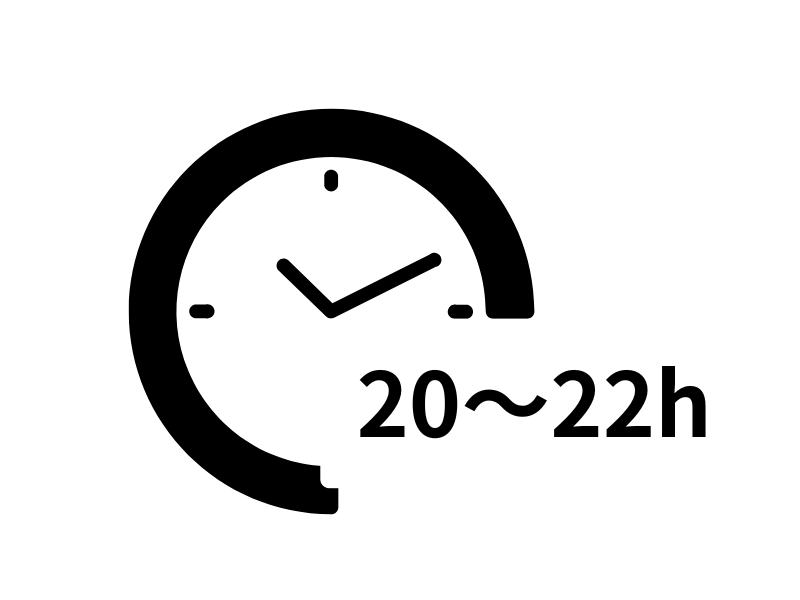 装着時間「1日20〜22時間」を守る
