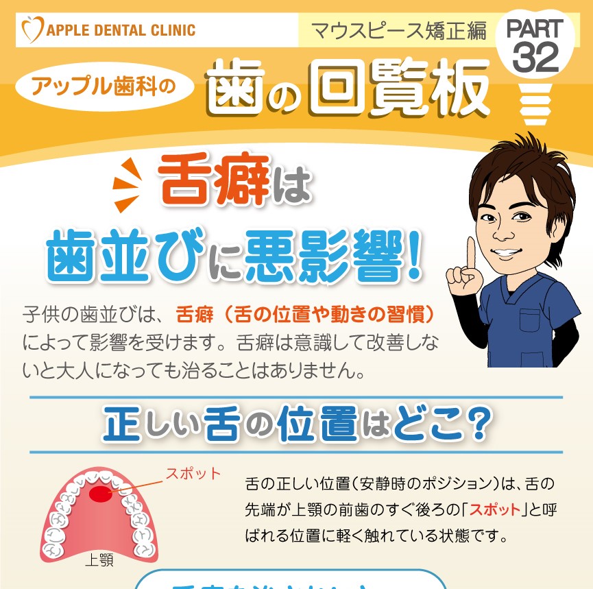 歯の回覧板 矯正編 No32