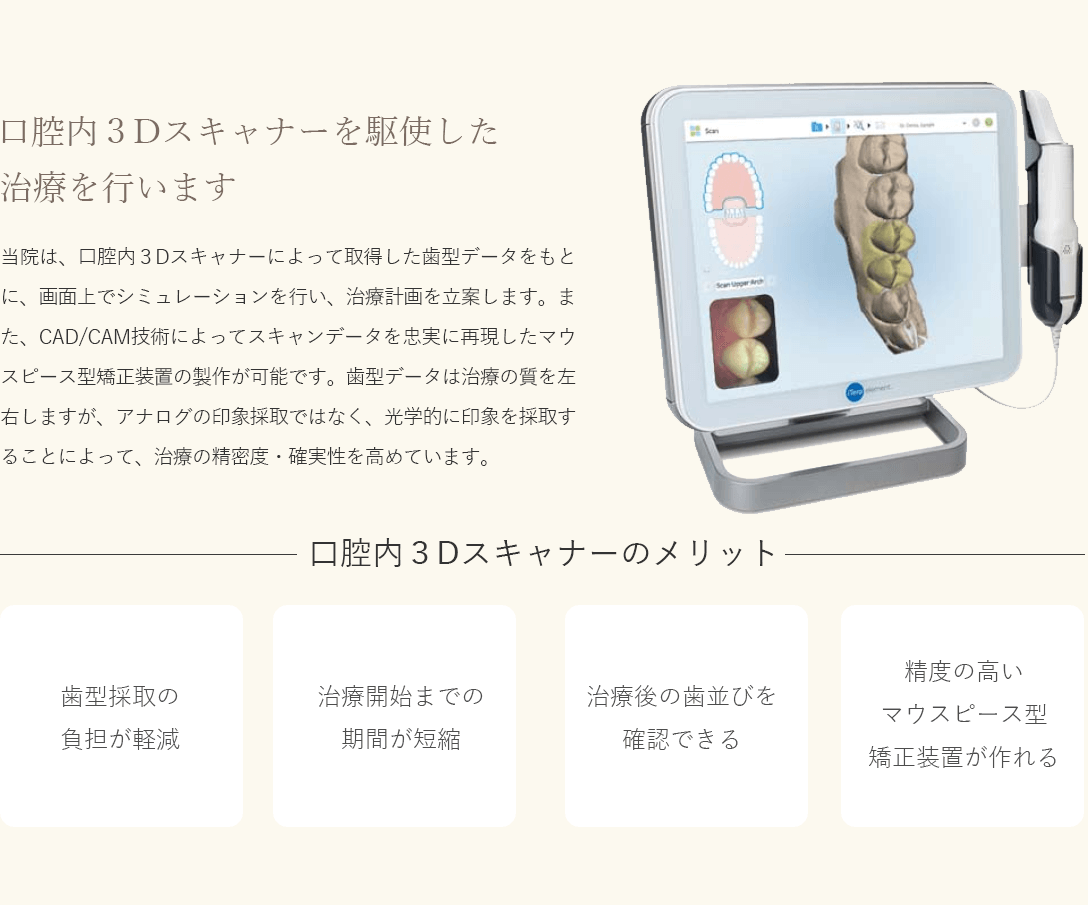 口腔内3Dスキャナー